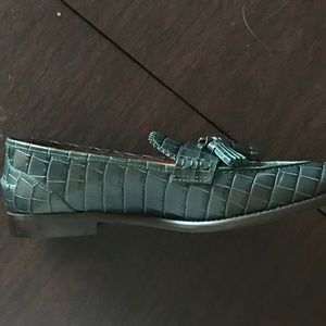 J. Crew Croco Tassel tab loafer  size 8.5